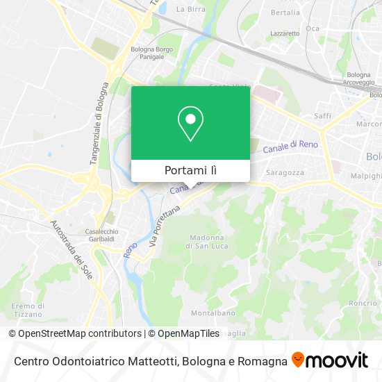 Mappa Centro Odontoiatrico Matteotti