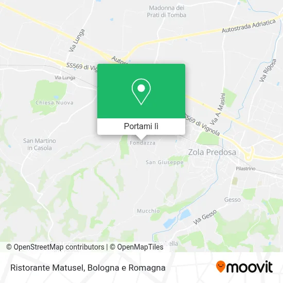 Mappa Ristorante Matusel