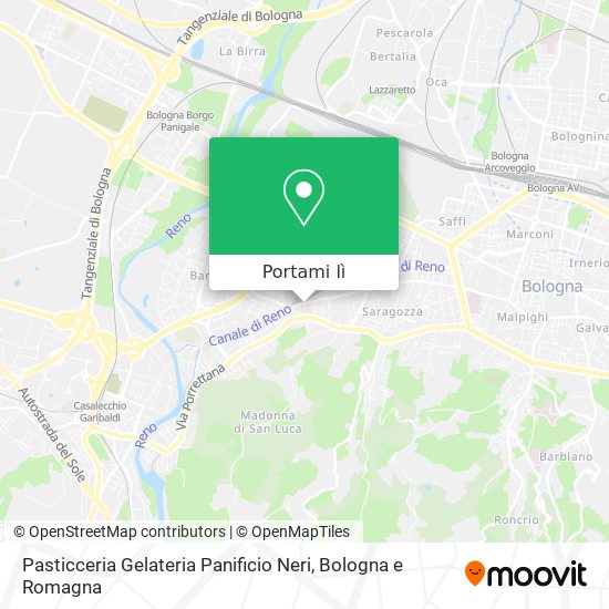 Mappa Pasticceria Gelateria Panificio Neri