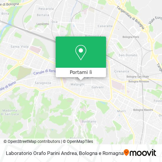 Mappa Laboratorio Orafo Parini Andrea