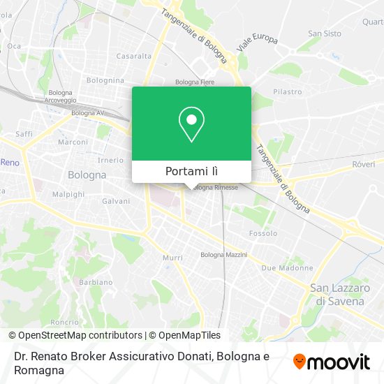 Mappa Dr. Renato Broker Assicurativo Donati