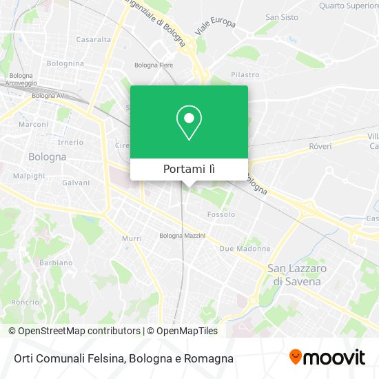 Mappa Orti Comunali Felsina