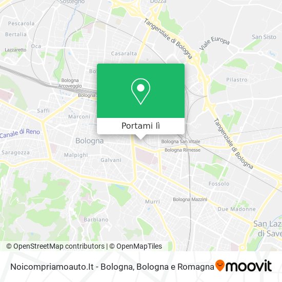 Mappa Noicompriamoauto.It - Bologna