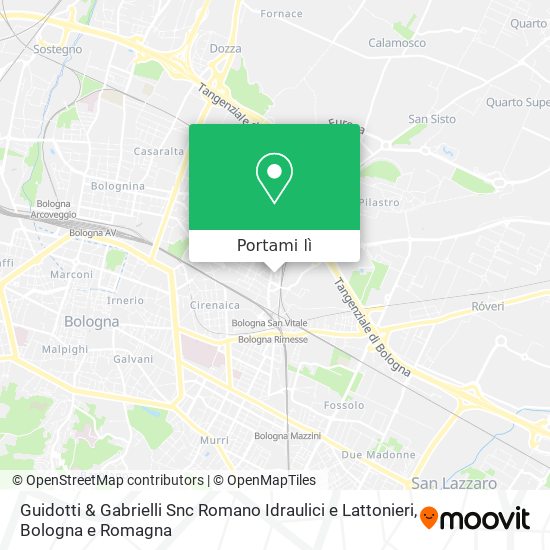 Mappa Guidotti & Gabrielli Snc Romano Idraulici e Lattonieri