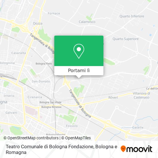 Mappa Teatro Comunale di Bologna Fondazione