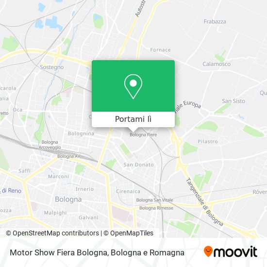 Mappa Motor Show Fiera Bologna