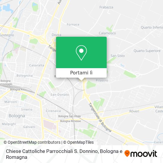 Mappa Chiese Cattoliche Parrocchiali S. Donnino