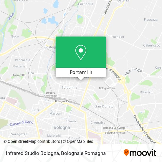 Mappa Infrared Studio Bologna