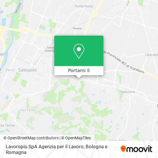 Mappa Lavoropiù SpA Agenzia per il Lavoro