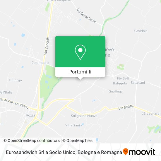 Mappa Eurosandwich Srl a Socio Unico