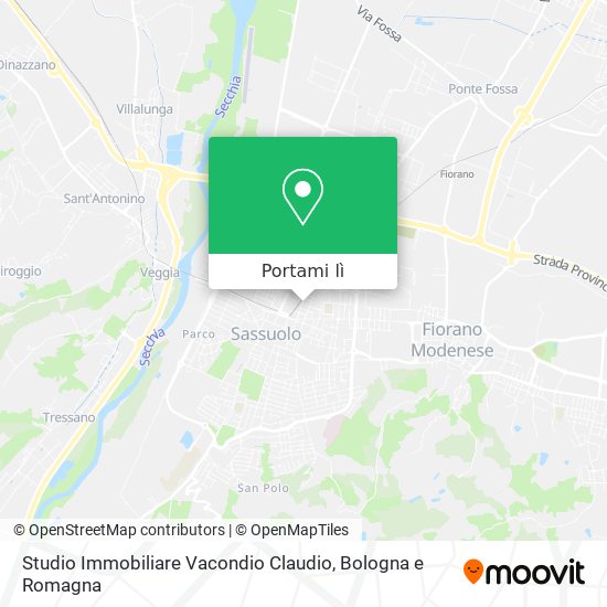 Mappa Studio Immobiliare Vacondio Claudio