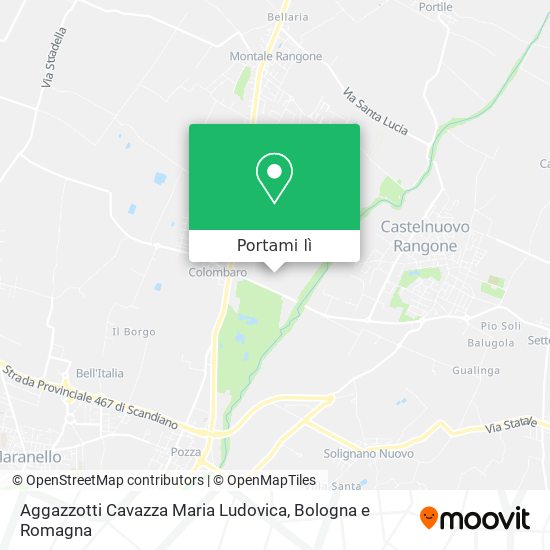 Mappa Aggazzotti Cavazza Maria Ludovica