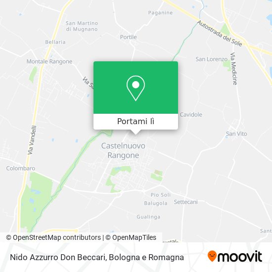 Mappa Nido Azzurro Don Beccari