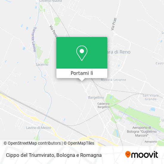 Mappa Cippo del Triumvirato