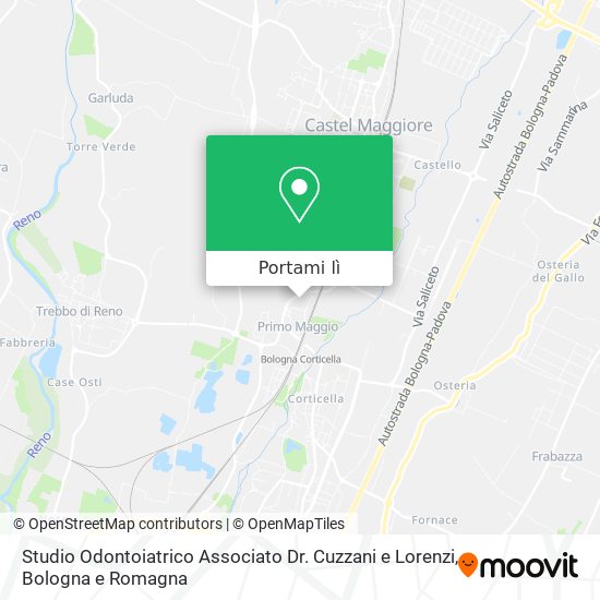 Mappa Studio Odontoiatrico Associato Dr. Cuzzani e Lorenzi