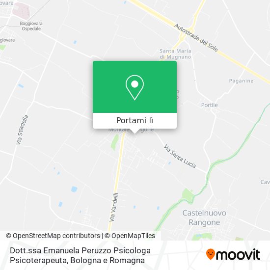 Mappa Dott.ssa Emanuela Peruzzo Psicologa Psicoterapeuta