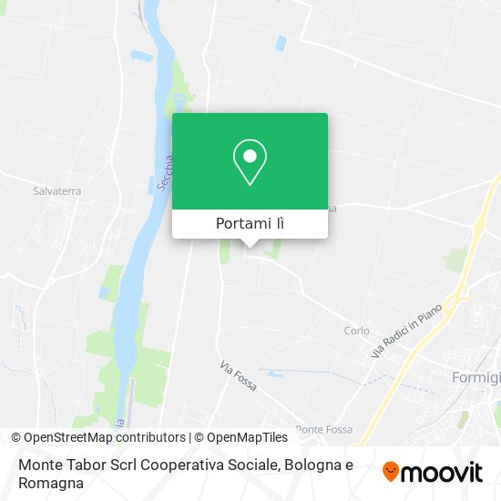 Mappa Monte Tabor Scrl Cooperativa Sociale