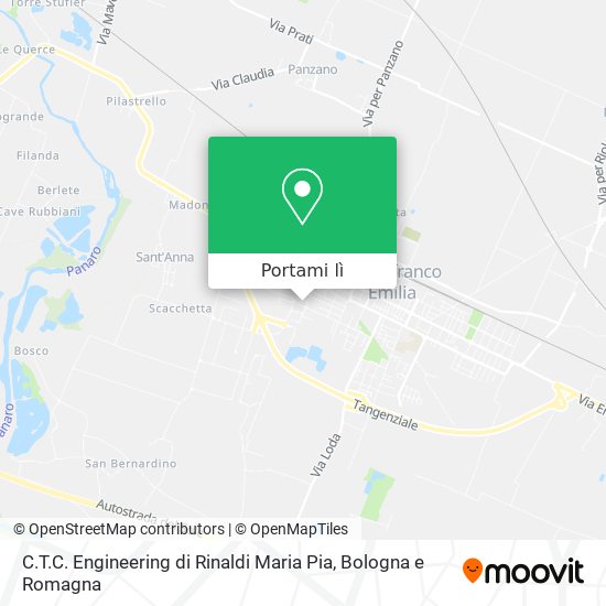 Mappa C.T.C. Engineering di Rinaldi Maria Pia