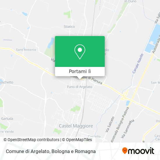 Mappa Comune di Argelato