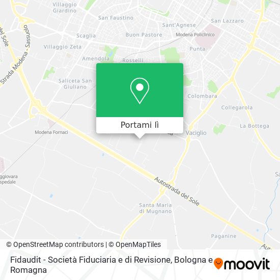 Mappa Fidaudit - Società Fiduciaria e di Revisione