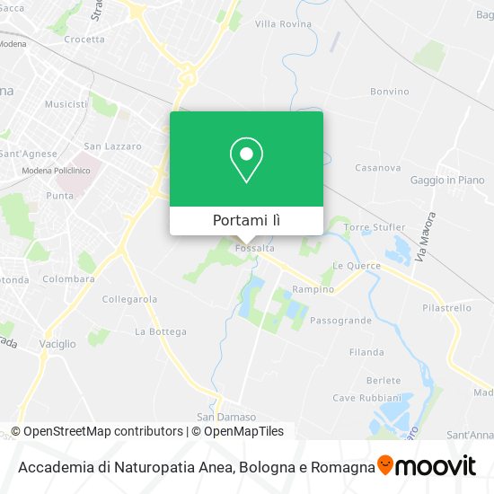 Mappa Accademia di Naturopatia Anea