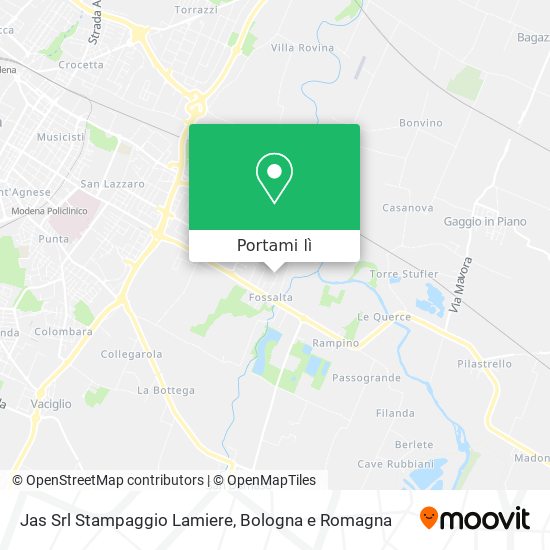 Mappa Jas Srl Stampaggio Lamiere