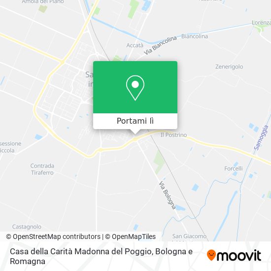 Mappa Casa della Carità Madonna del Poggio
