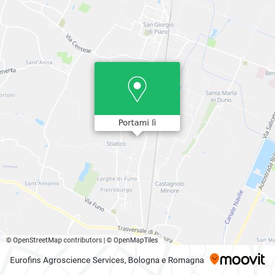 Mappa Eurofins Agroscience Services