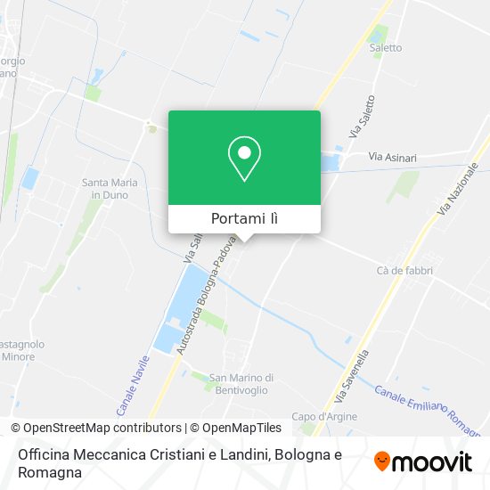 Mappa Officina Meccanica Cristiani e Landini