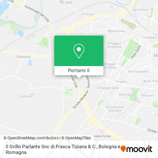 Mappa Il Grillo Parlante Snc di Frasca Tiziana & C.