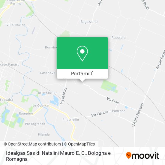 Mappa Idealgas Sas di Natalini Mauro E. C.