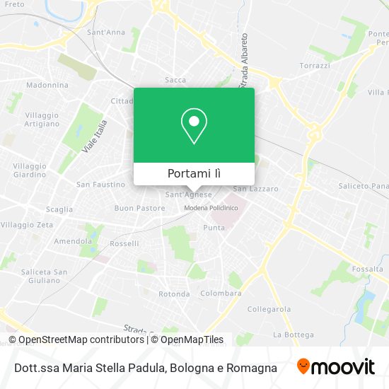 Mappa Dott.ssa Maria Stella Padula