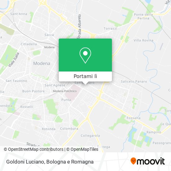 Mappa Goldoni Luciano