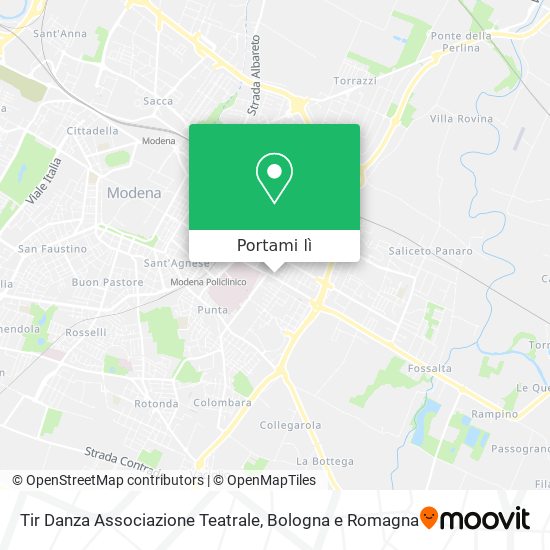 Mappa Tir Danza Associazione Teatrale