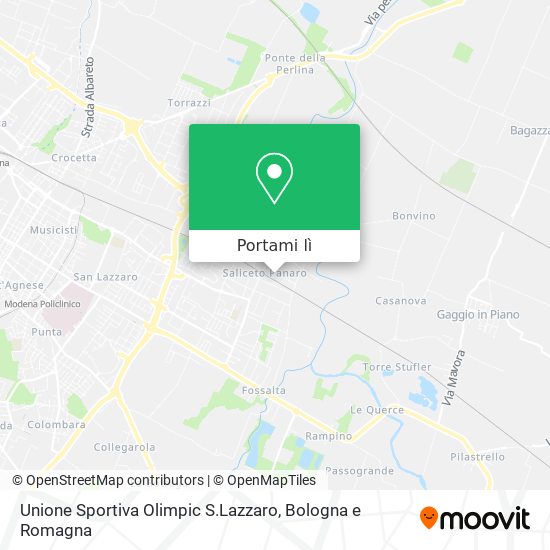 Mappa Unione Sportiva Olimpic S.Lazzaro