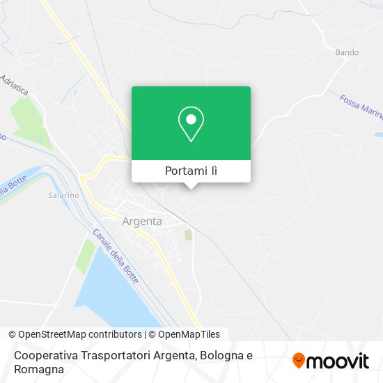 Mappa Cooperativa Trasportatori Argenta