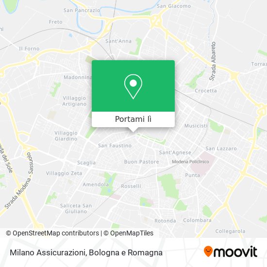 Mappa Milano Assicurazioni