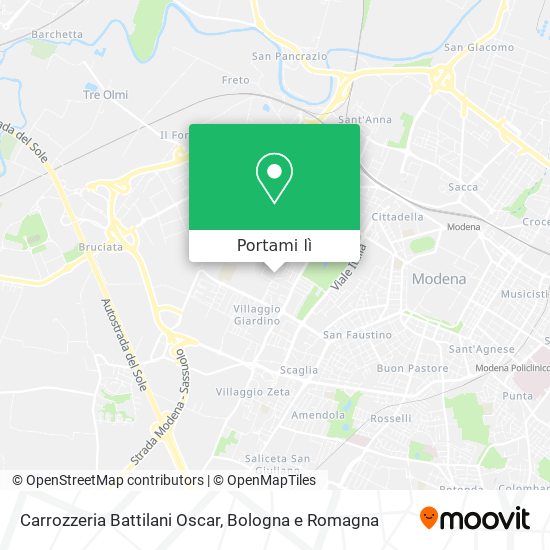 Mappa Carrozzeria Battilani Oscar