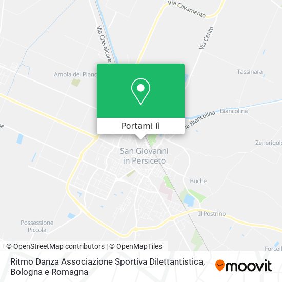 Mappa Ritmo Danza Associazione Sportiva Dilettantistica