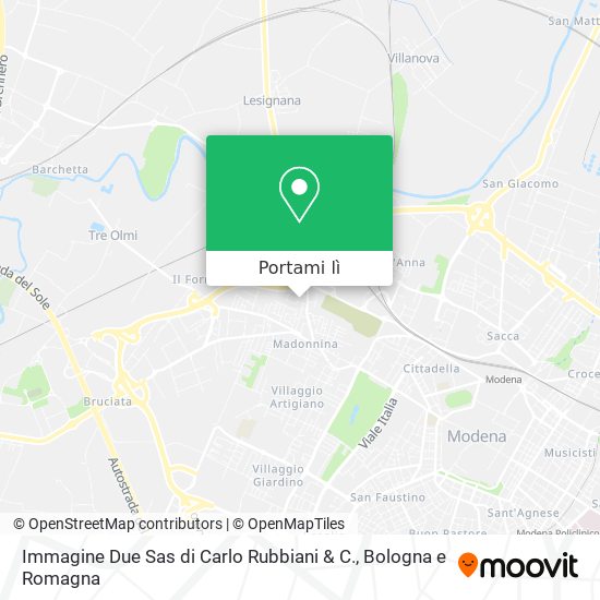 Mappa Immagine Due Sas di Carlo Rubbiani & C.
