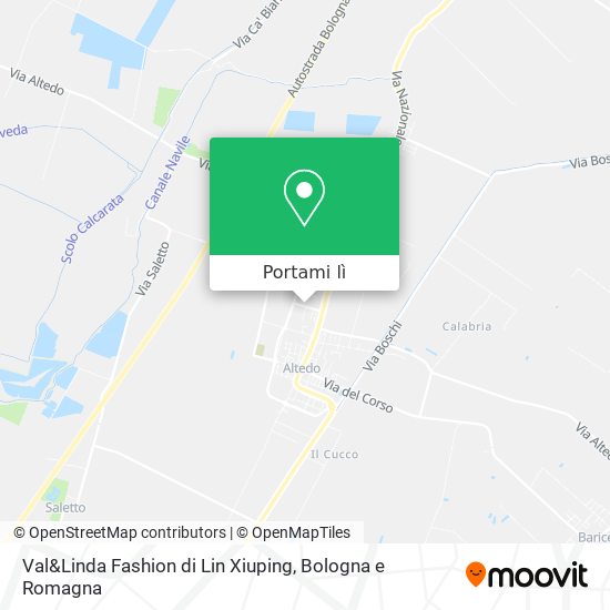 Mappa Val&Linda Fashion di Lin Xiuping