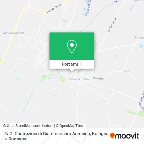 Mappa N.G. Costruzioni di Giammarinaro Antonino