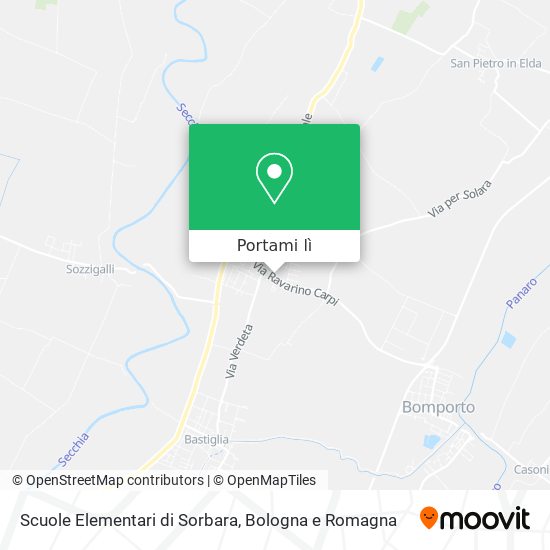 Mappa Scuole Elementari di Sorbara