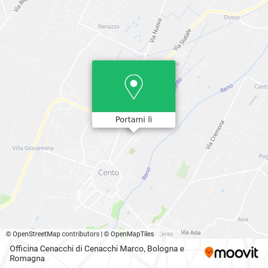 Mappa Officina Cenacchi di Cenacchi Marco
