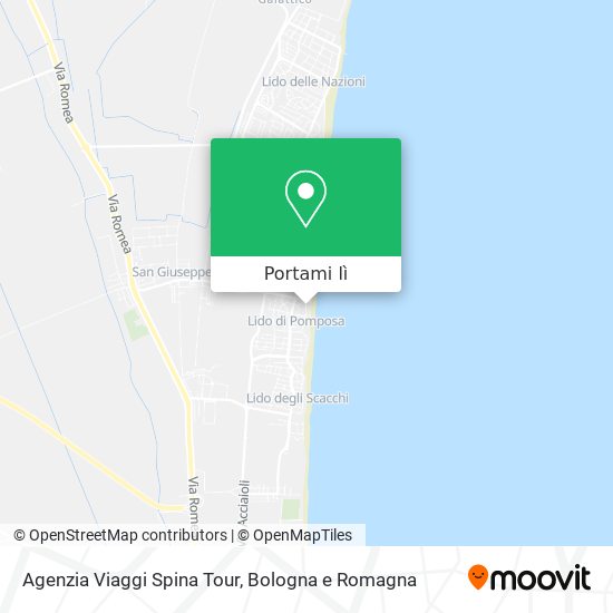 Mappa Agenzia Viaggi Spina Tour