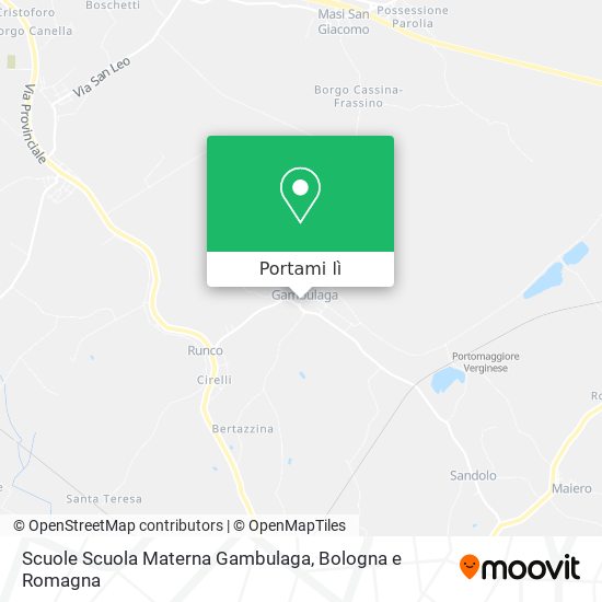 Mappa Scuole Scuola Materna Gambulaga