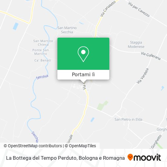 Mappa La Bottega del Tempo Perduto