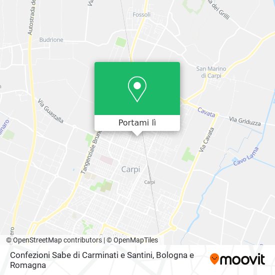 Mappa Confezioni Sabe di Carminati e Santini