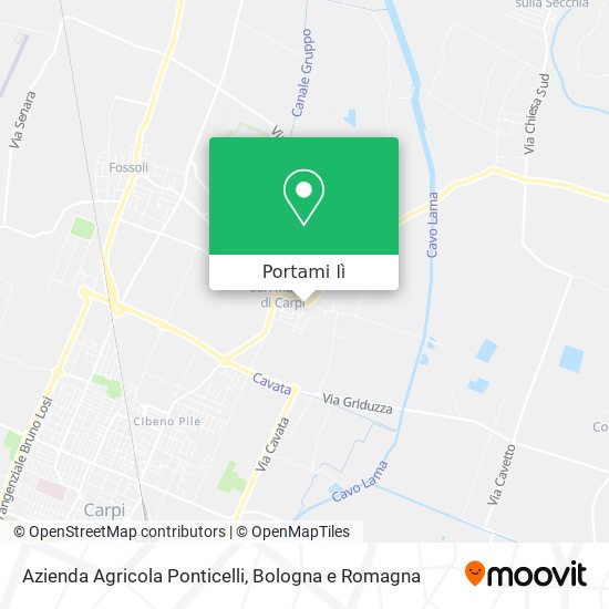 Mappa Azienda Agricola Ponticelli
