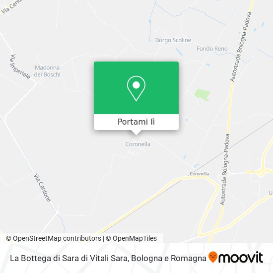 Mappa La Bottega di Sara di Vitali Sara